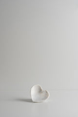 Heart Shaped Small Bowl - White Marble